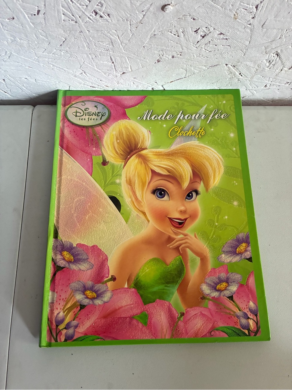 Disney Tinker Bell Hardcover Book - Green Pink